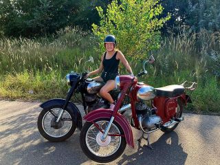 Další motor hotov 😁👌🏽❤️ #veteranmoto #jawacz175 #gomotors #zajizdime #zatimbezzavad